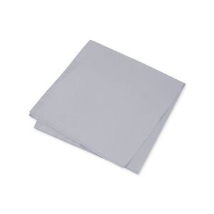 NWT CLUBROOM Mens Silver Silk Pocket Square